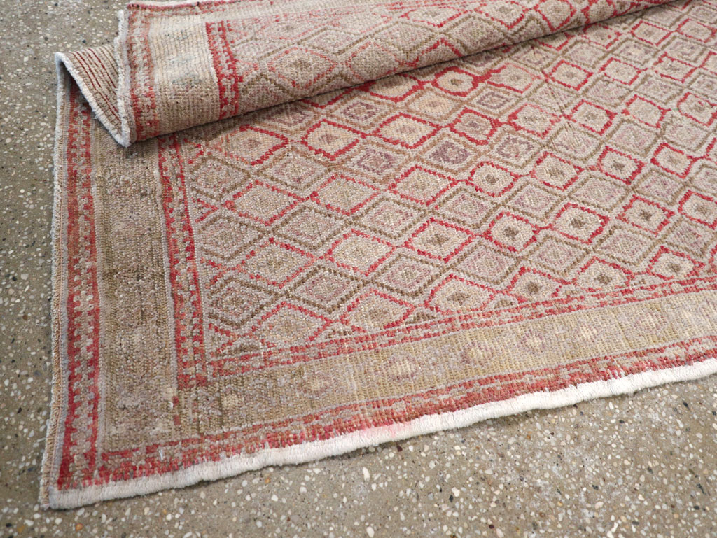 Vintage Turkish Anatolian Short Runner, No.19236 - Gss