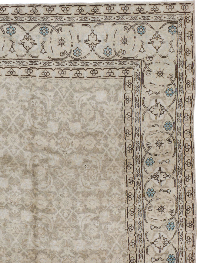 Antique Persian Tabriz Carpet, No.19283 - Gss