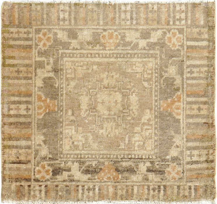 Antique East Turkestan Khotan Rug, No.19295 - Gss