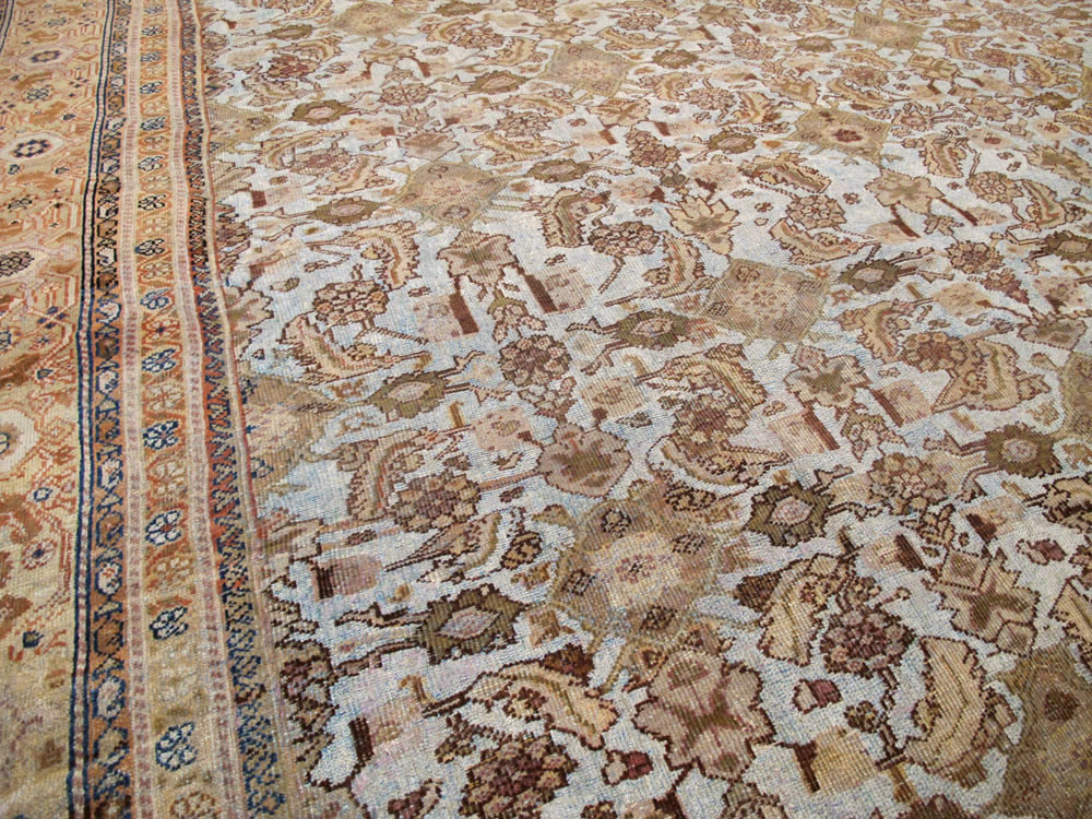 Antique Persian Mahal Carpet, No.19297 - Gss