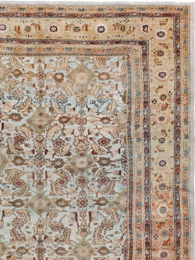 Antique Persian Mahal Carpet, No.19297 - Gss
