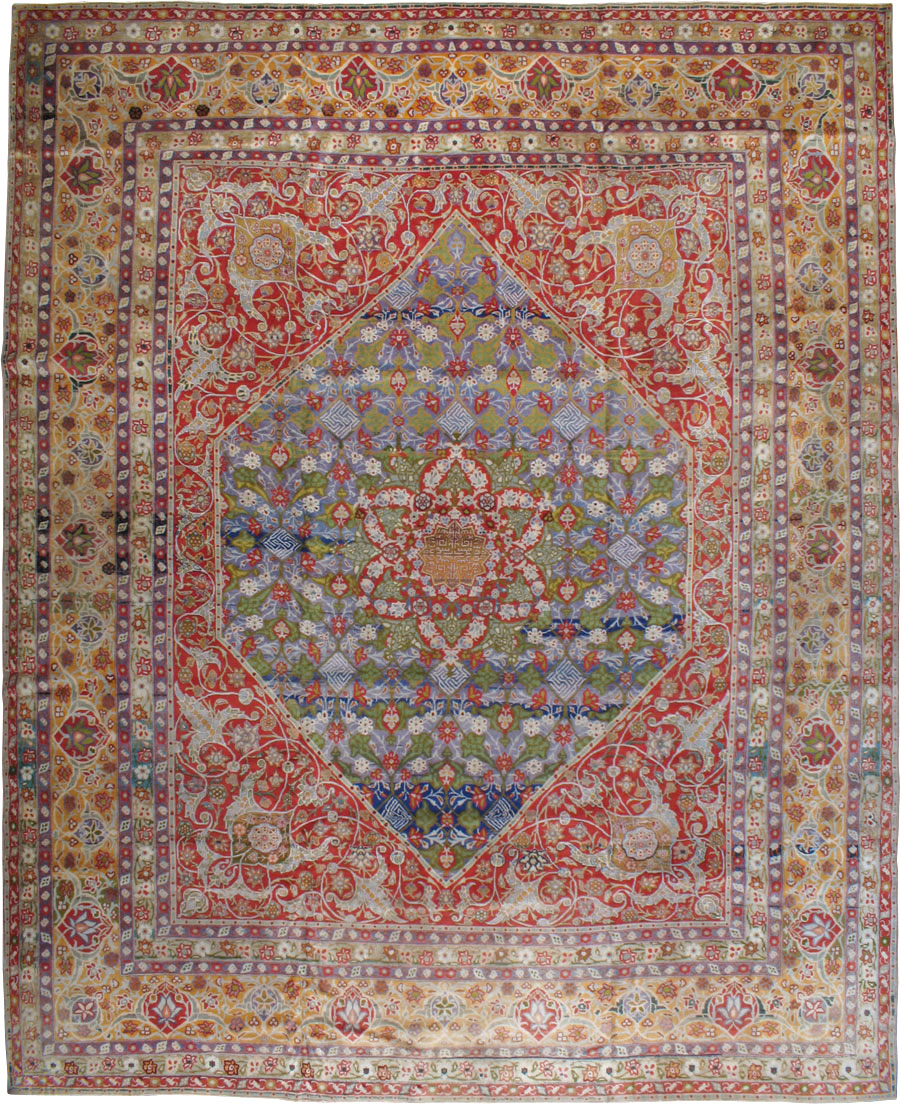 Antique Persian Tabriz Carpet, No.19943 - Gss
