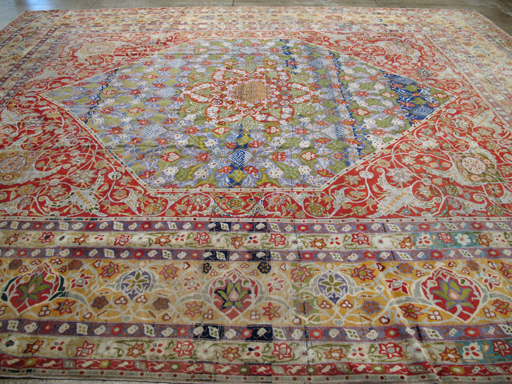 Antique Persian Tabriz Carpet, No.19943 - Gss
