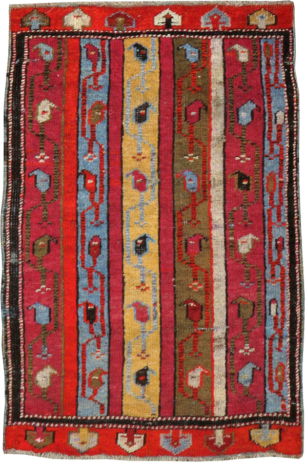 Antique Turkish Ghiordes Rug, No.19944 - Gss