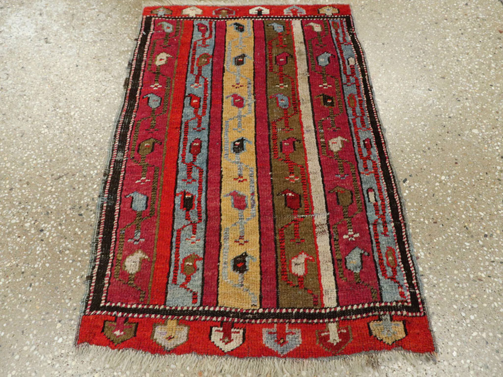 Antique Turkish Ghiordes Rug, No.19944 - Gss