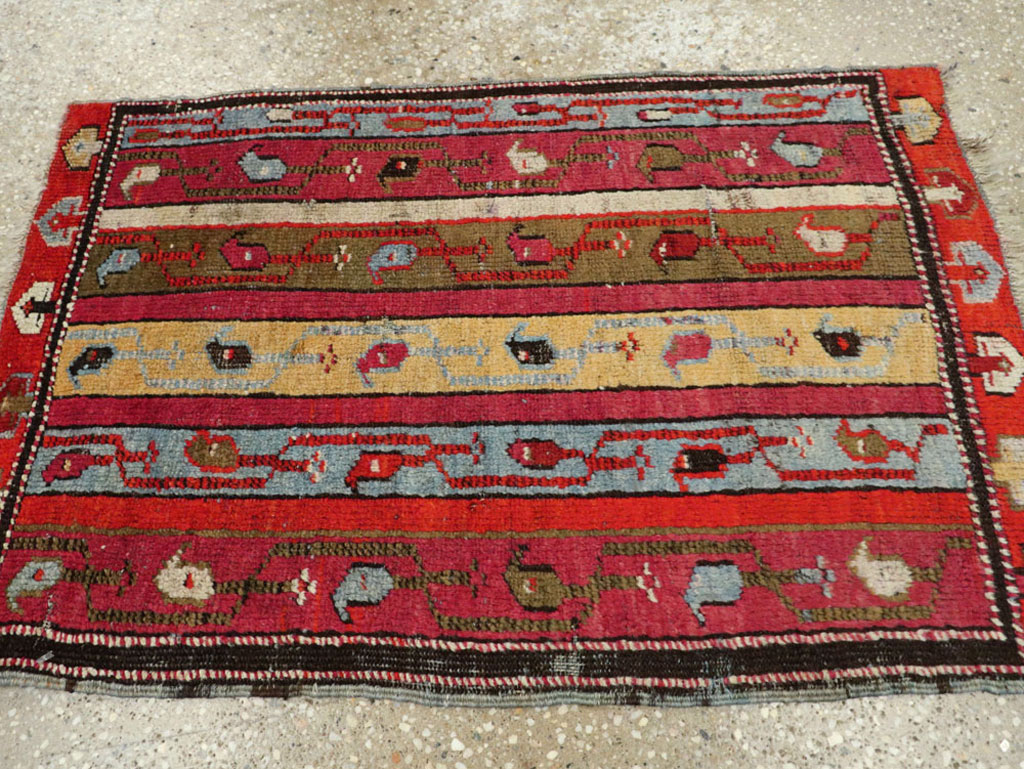 Antique Turkish Ghiordes Rug, No.19944 - Gss