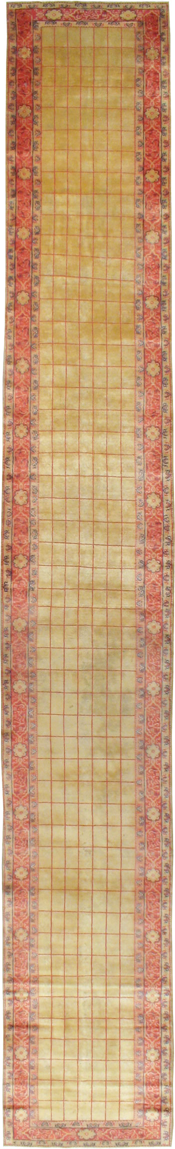 Antique Turkish Borlou Oushak Runner, No.19945 - Gss
