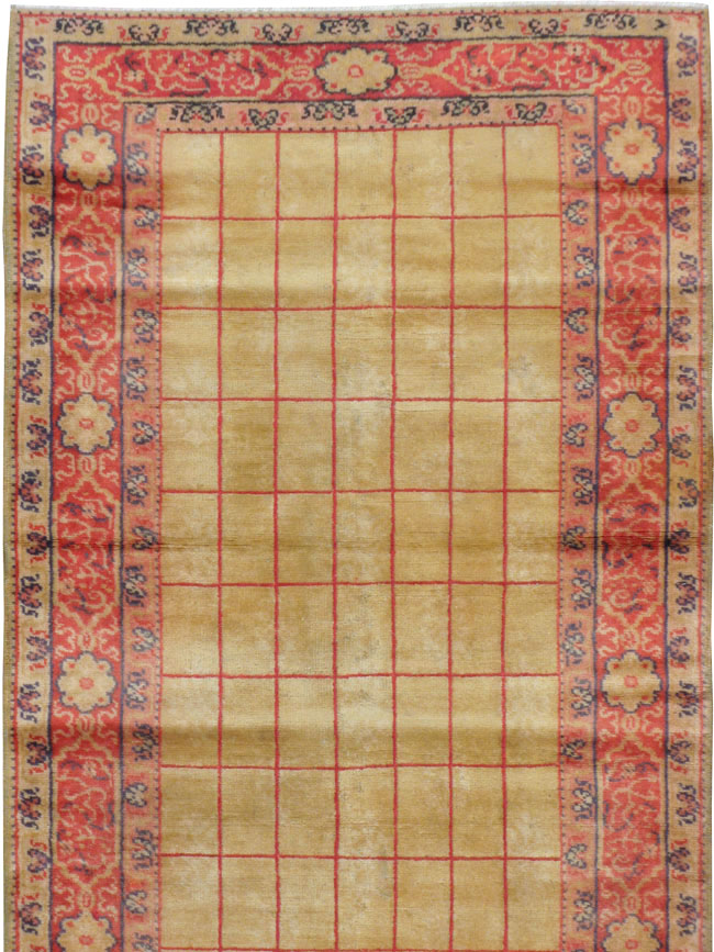 Antique Turkish Borlou Oushak Runner, No.19945 - Gss