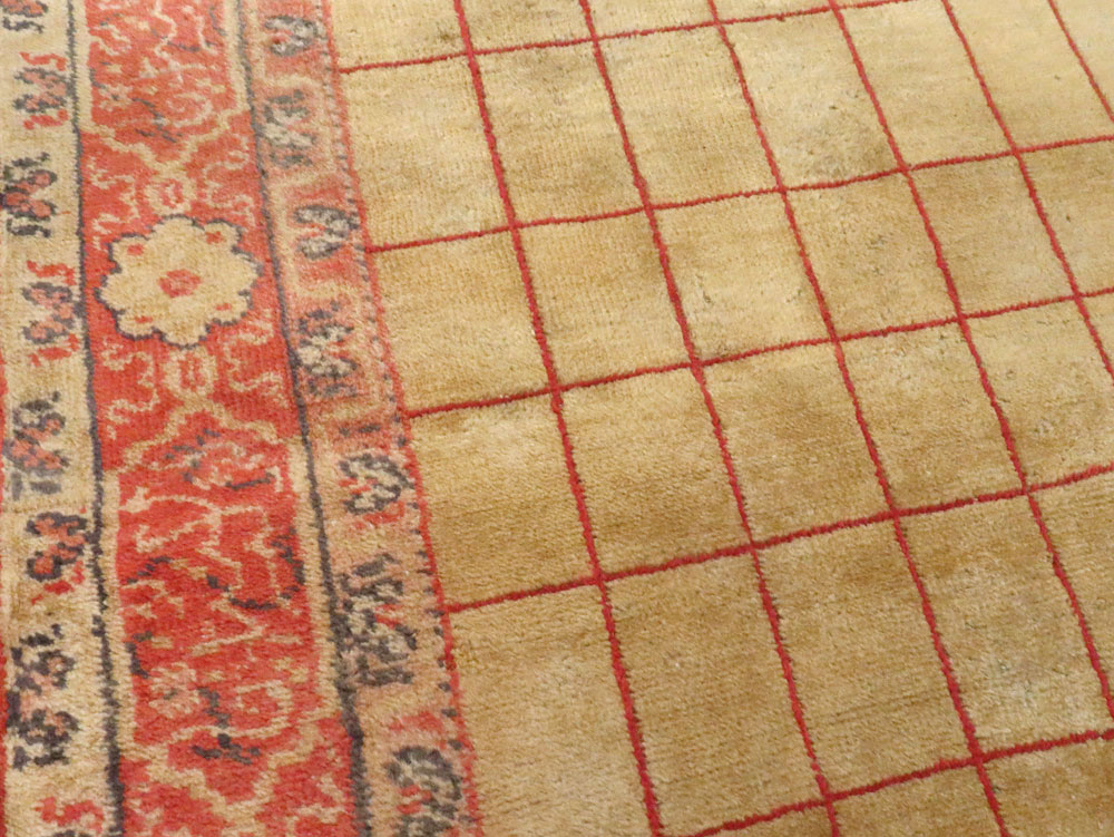 Antique Turkish Borlou Oushak Runner, No.19945 - Gss