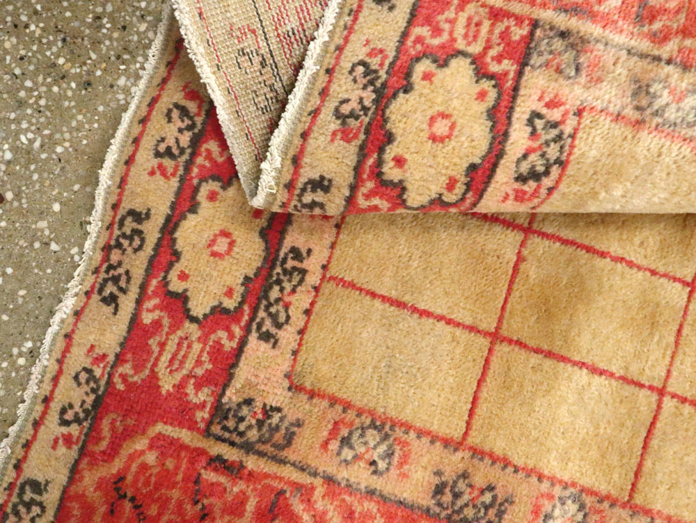 Antique Turkish Borlou Oushak Runner, No.19945 - Gss
