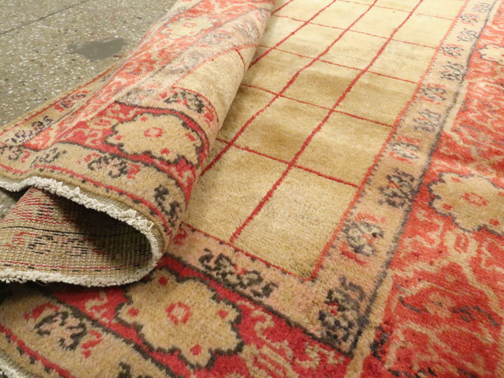 Antique Turkish Borlou Oushak Runner, No.19945 - Gss