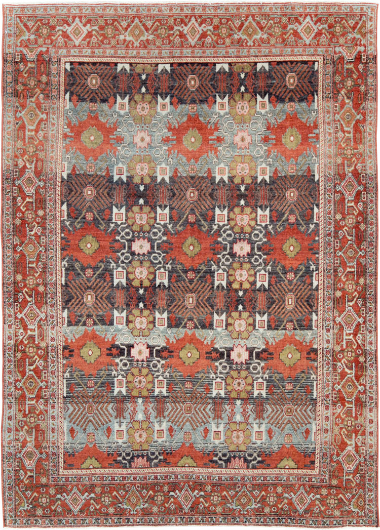 Antique Persian Senneh Rug, No.19946 - Gss