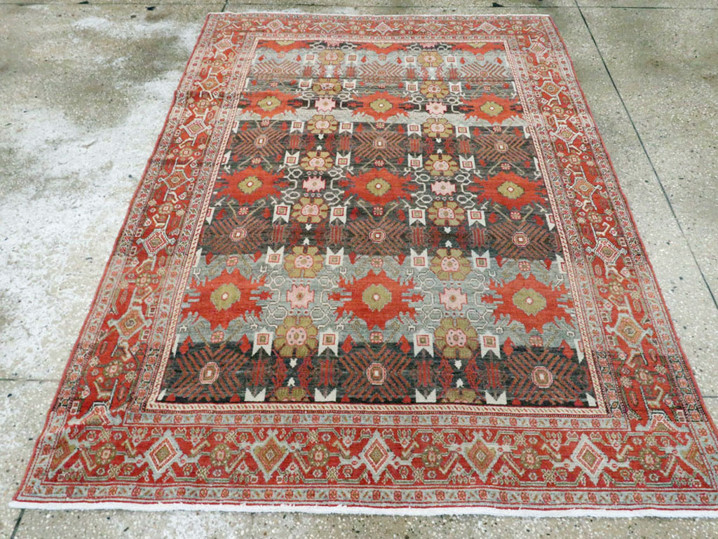 Antique Persian Senneh Rug, No.19946 - Gss