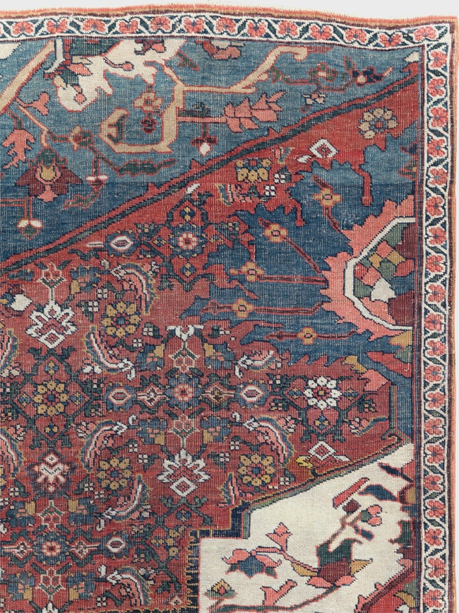 Antique Persian Bidjar Sampler Rug, No.19947 - Gss