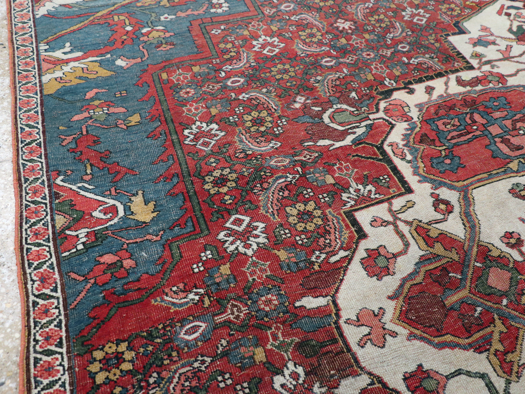 Antique Persian Bidjar Sampler Rug, No.19947 - Gss