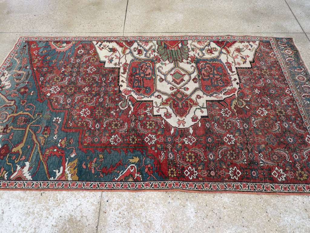 Antique Persian Bidjar Sampler Rug, No.19947 - Gss