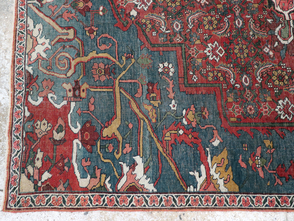 Antique Persian Bidjar Sampler Rug, No.19947 - Gss
