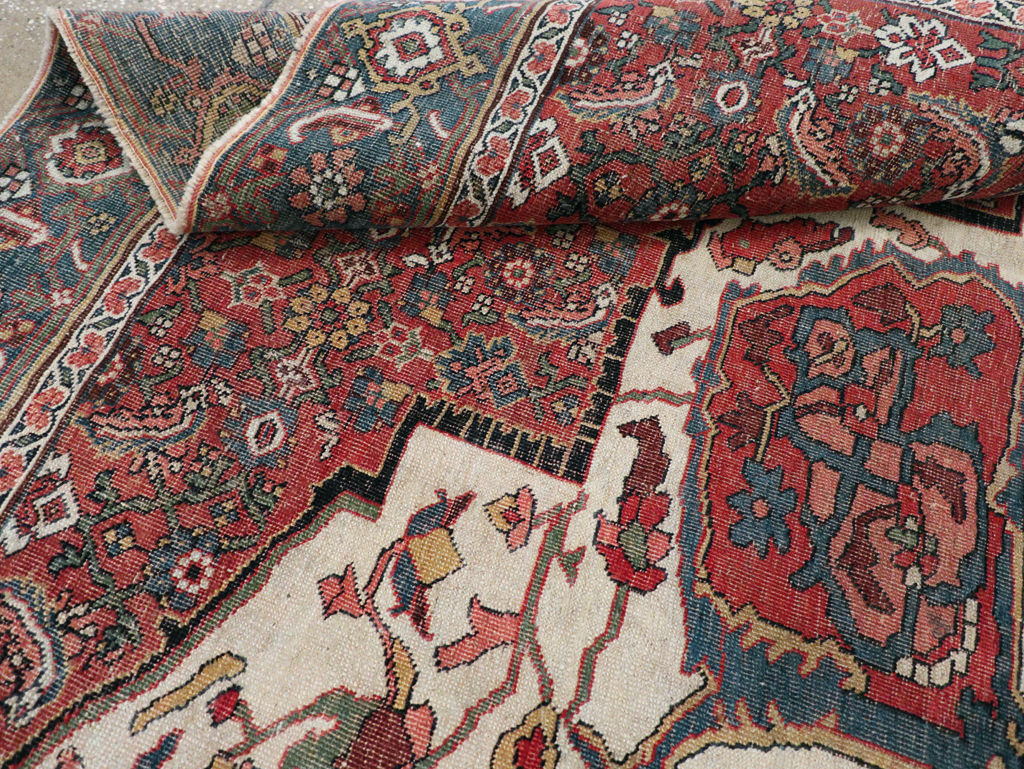 Antique Persian Bidjar Sampler Rug, No.19947 - Gss