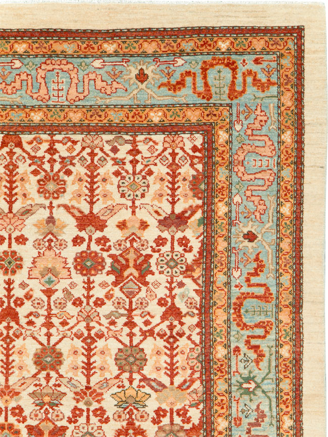 Modern Persian Malayer Accent Rug, No.19962 - Gss