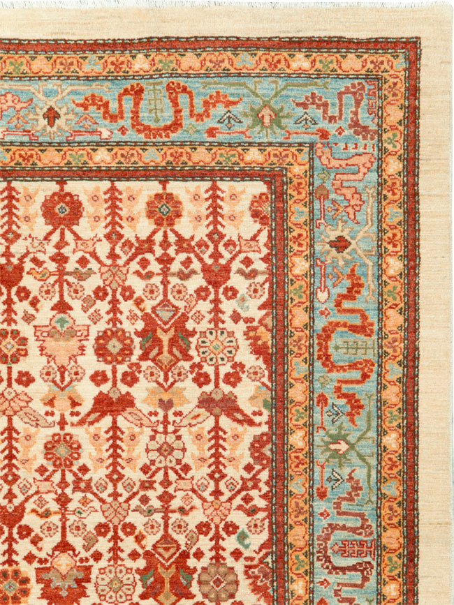 Modern Persian Malayer Accent Rug, No.19962 - Gss