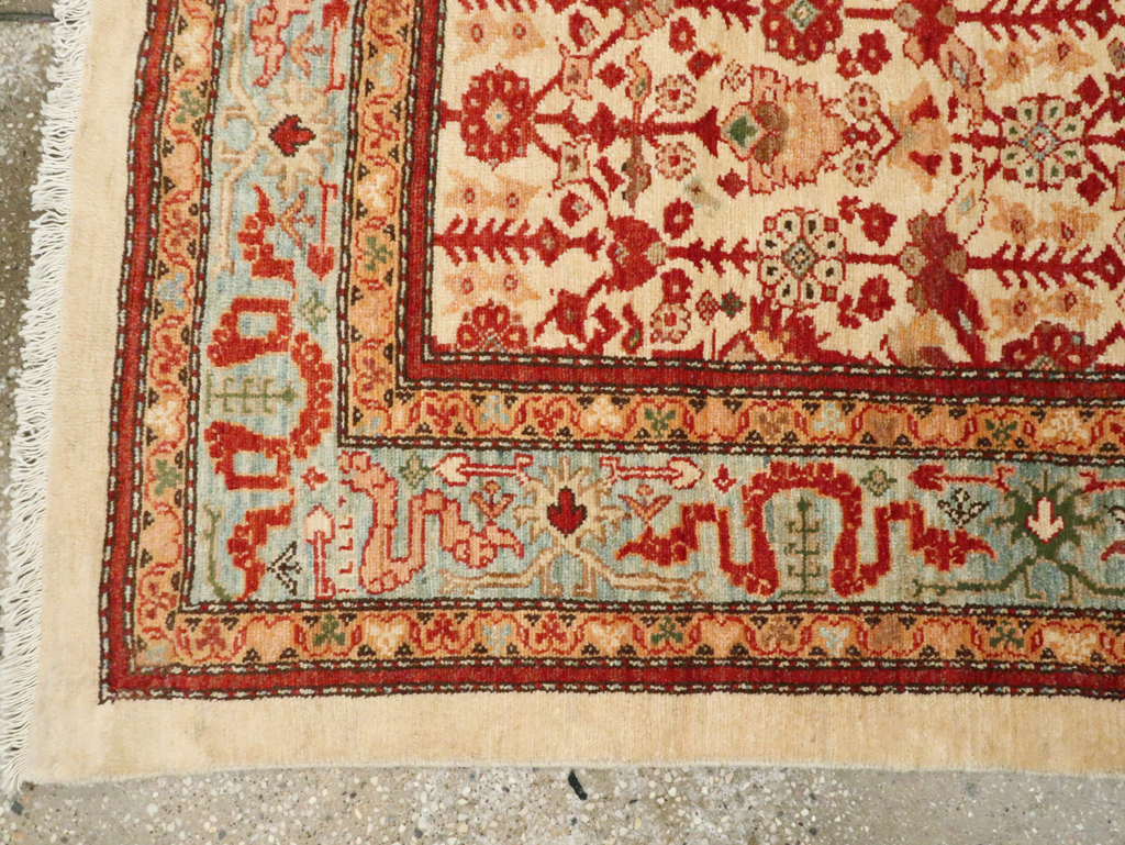 Modern Persian Malayer Accent Rug, No.19962 - Gss