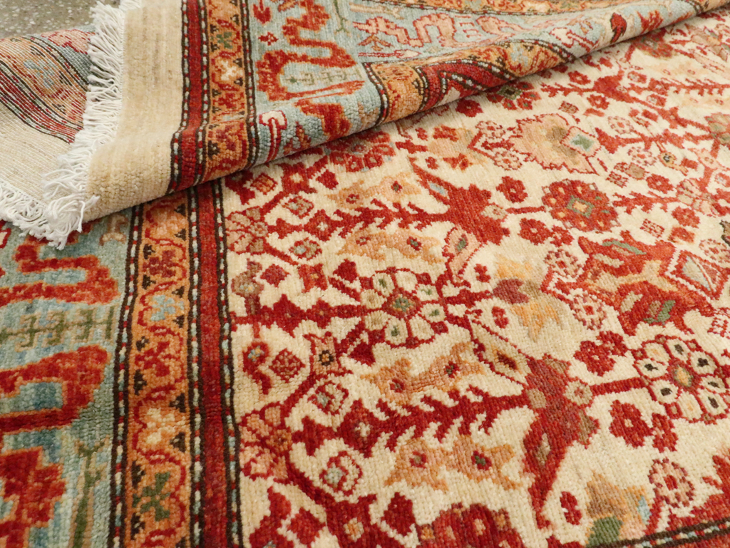 Modern Persian Malayer Accent Rug, No.19962 - Gss