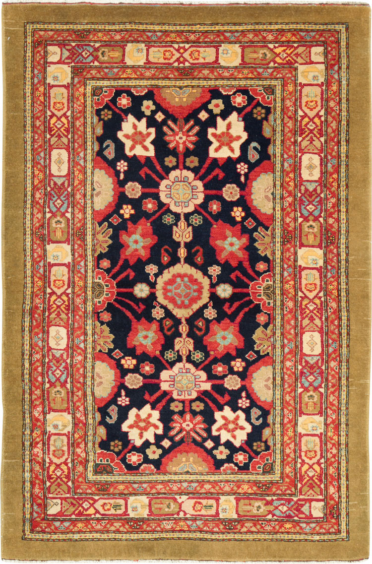 Vintage Inspired Persian Malayer Carpet, No.19963 - Gss