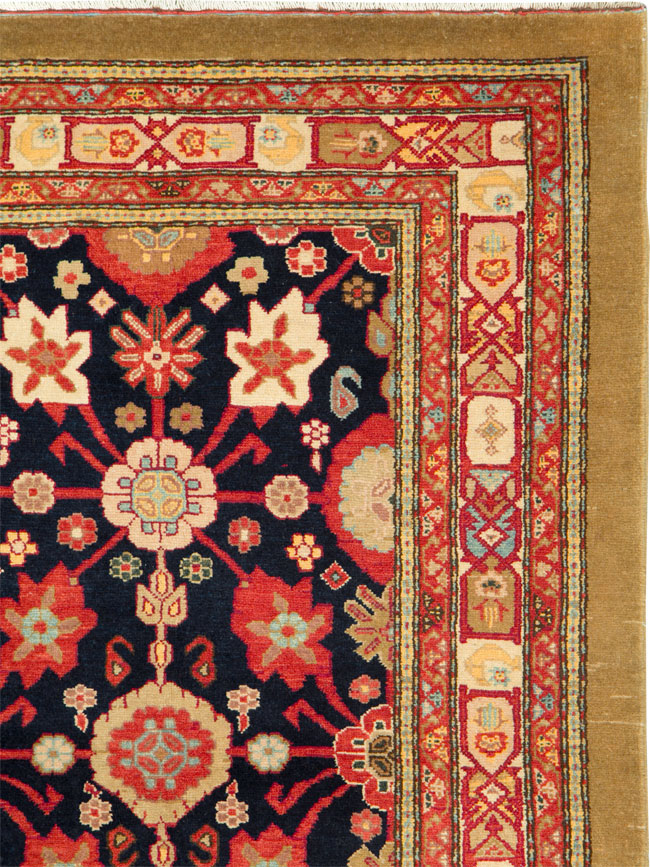 Vintage Inspired Persian Malayer Carpet, No.19963 - Gss