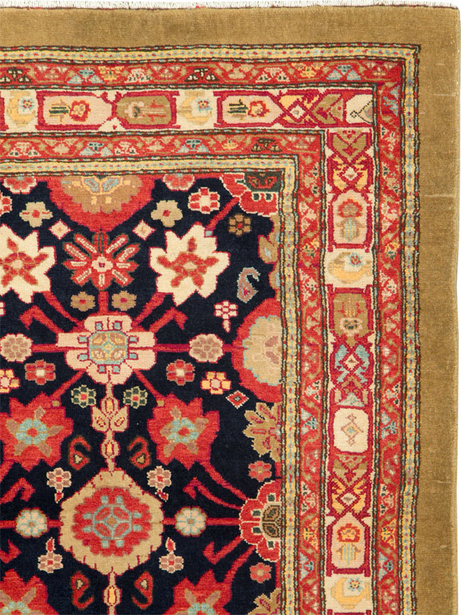 Vintage Inspired Persian Malayer Carpet, No.19963 - Gss