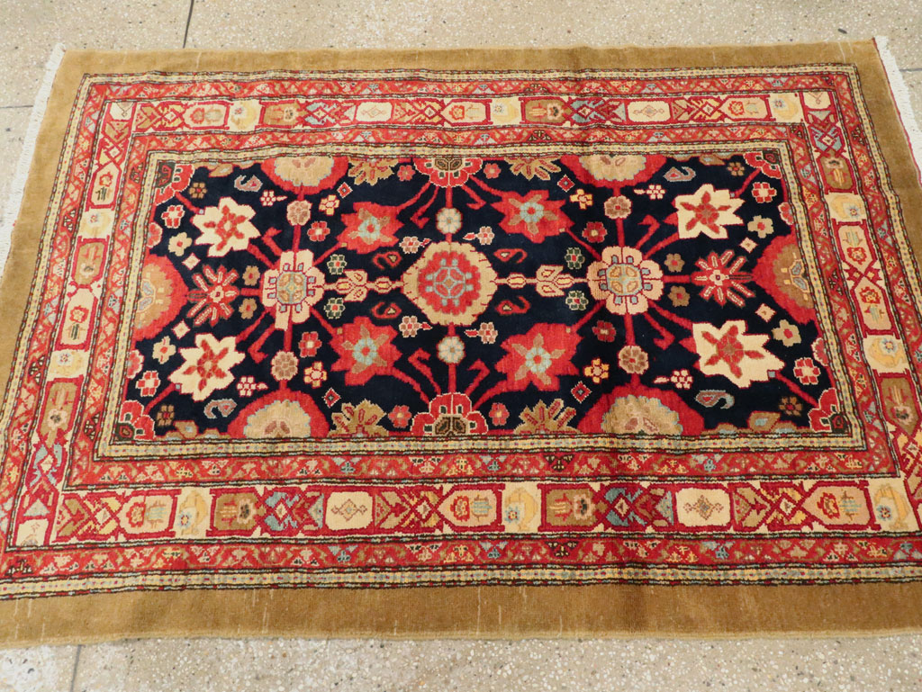 Vintage Inspired Persian Malayer Carpet, No.19963 - Gss
