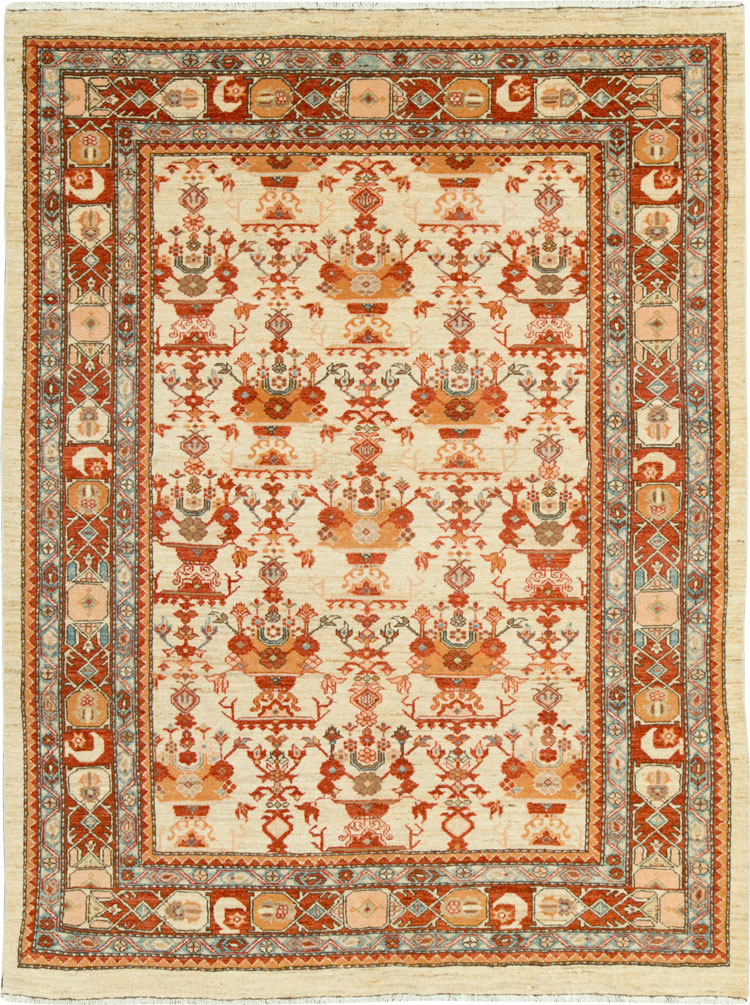Modern Persian Malayer Accent Rug, No.19965 - Gss