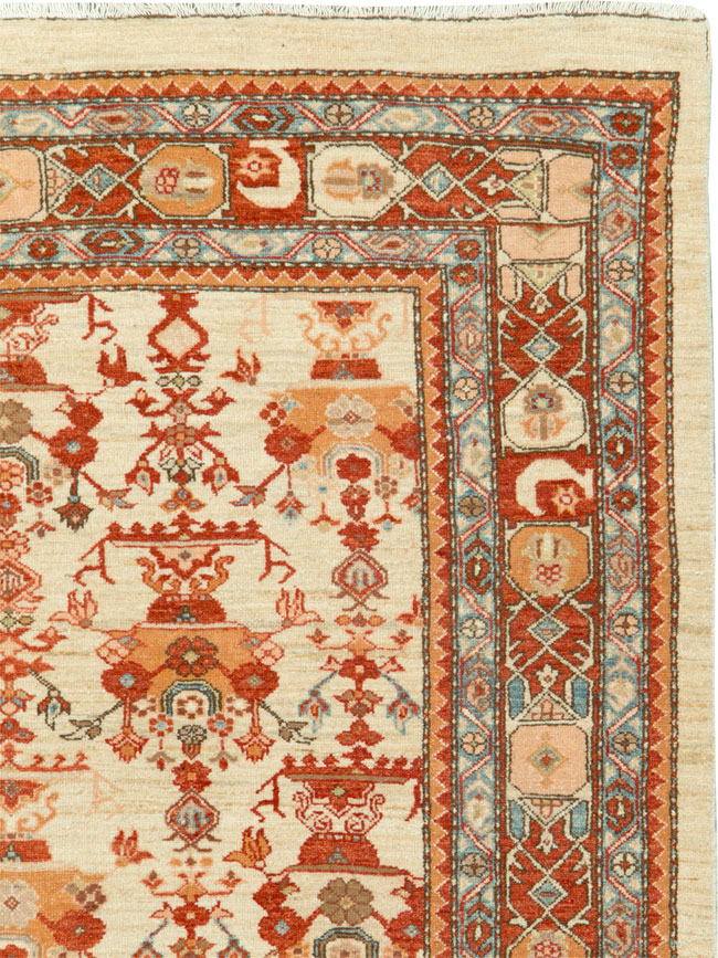 Modern Persian Malayer Accent Rug, No.19965 - Gss