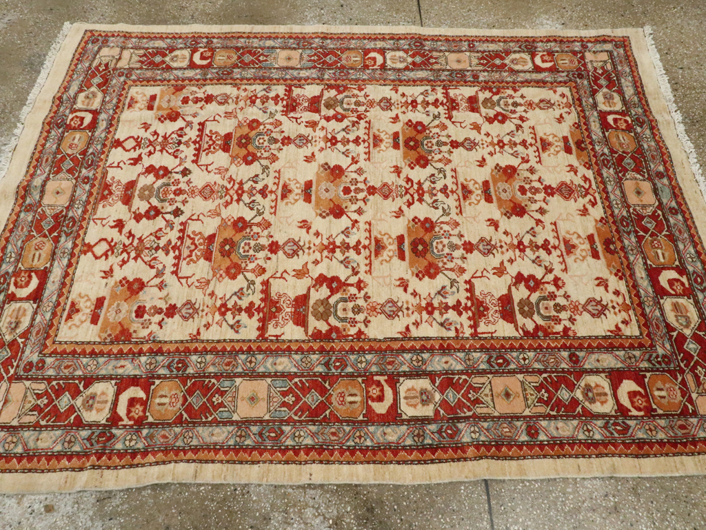 Modern Persian Malayer Accent Rug, No.19965 - Gss