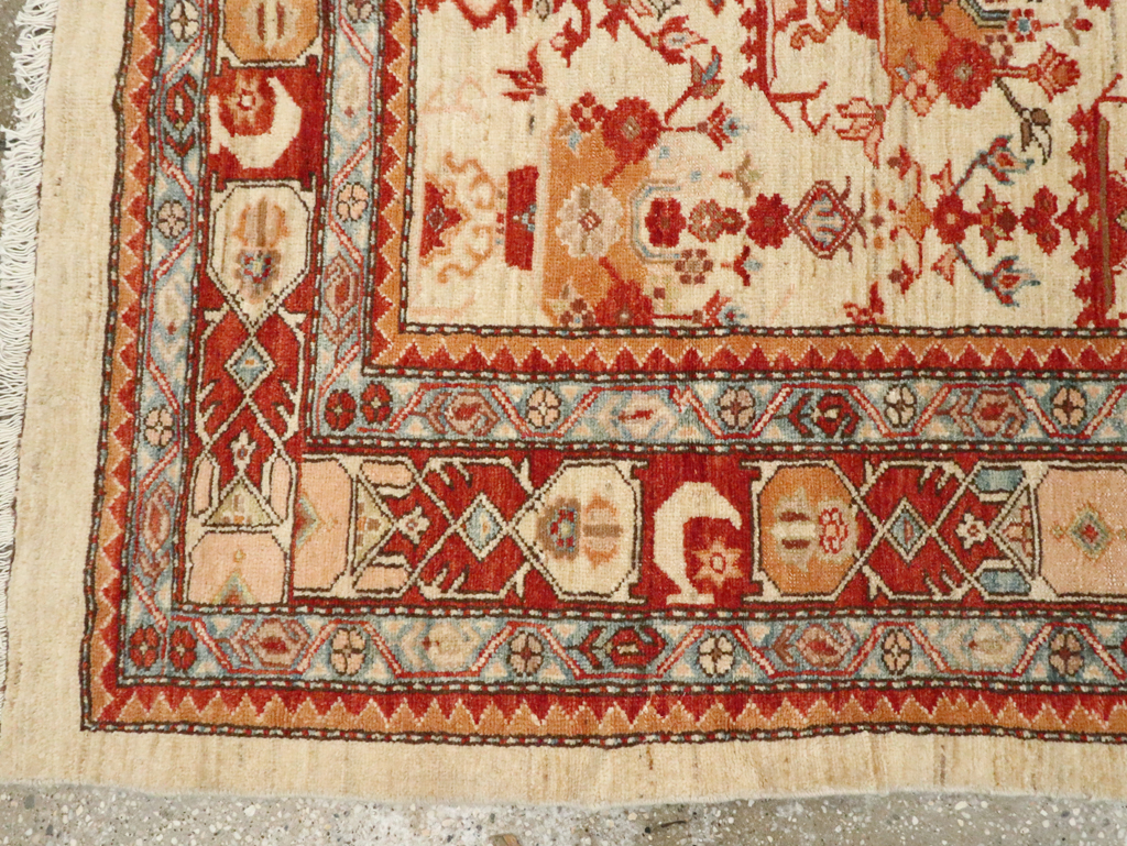 Modern Persian Malayer Accent Rug, No.19965 - Gss