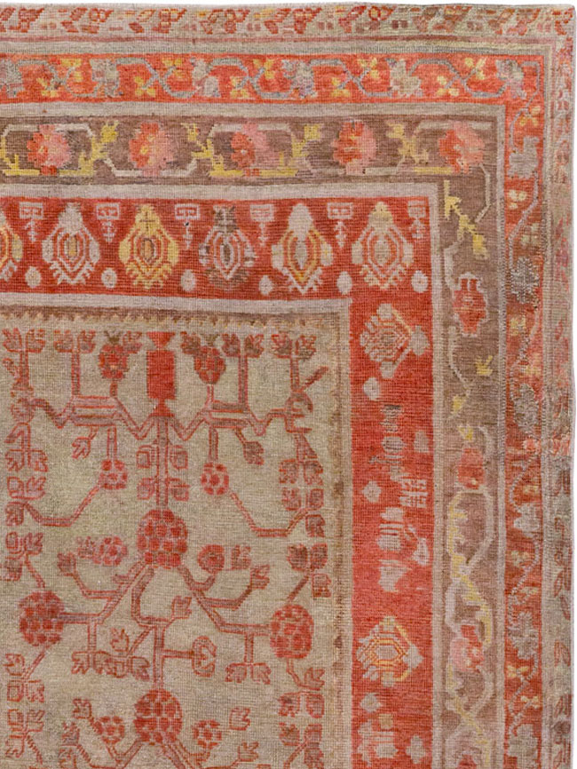 Antique East Turkestan Khotan Gallery Rug, No.19989 - Gss