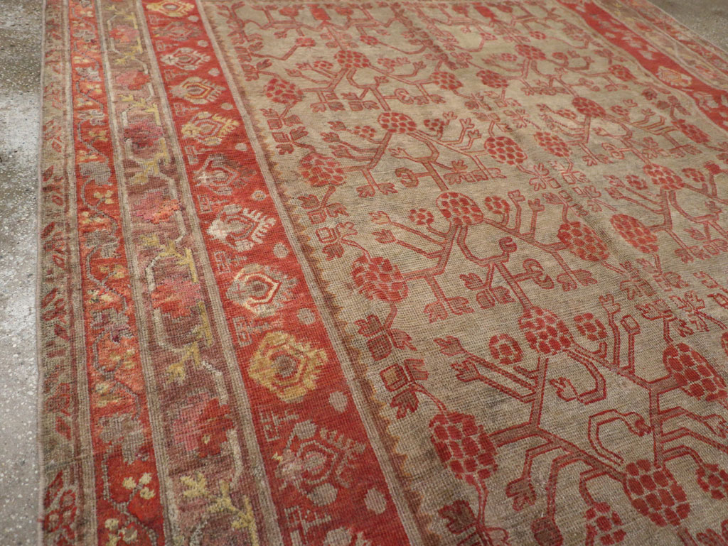 Antique East Turkestan Khotan Gallery Rug, No.19989 - Gss