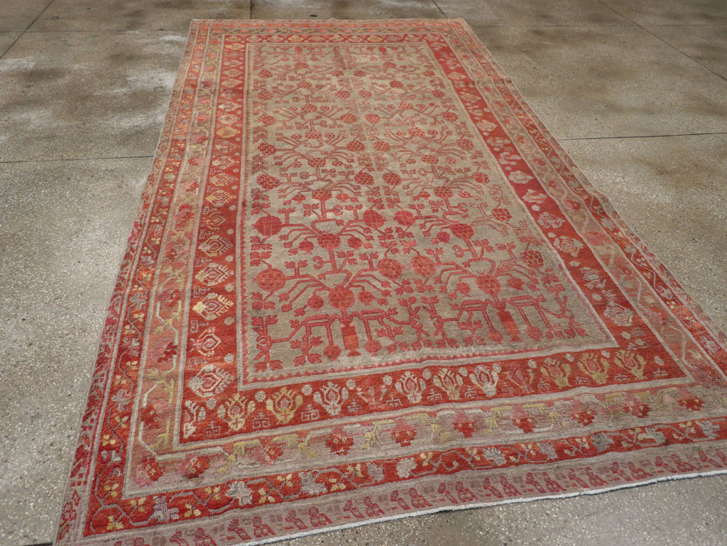 Antique East Turkestan Khotan Gallery Rug, No.19989 - Gss