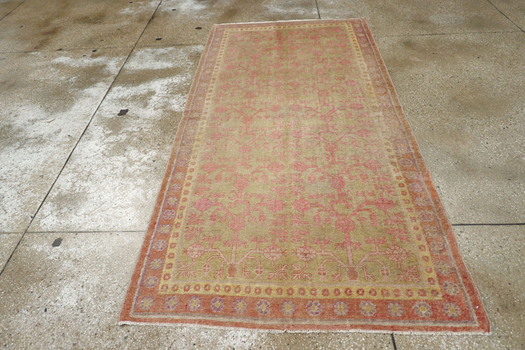 Vintage East Turkestan Khotan Rug, No.19990 - Gss