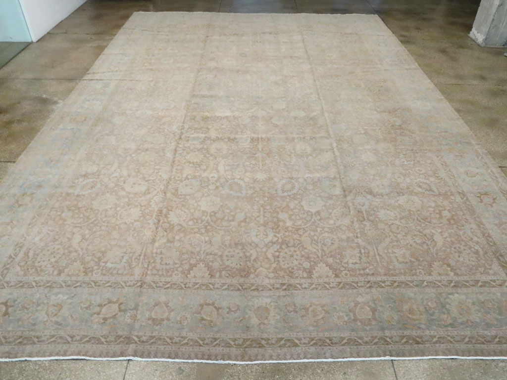 Antique Persian Tabriz Oversize Carpet, No.20010 - Gss