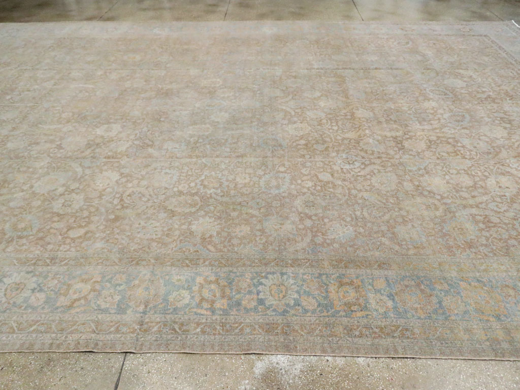 Antique Persian Tabriz Oversize Carpet, No.20010 - Gss