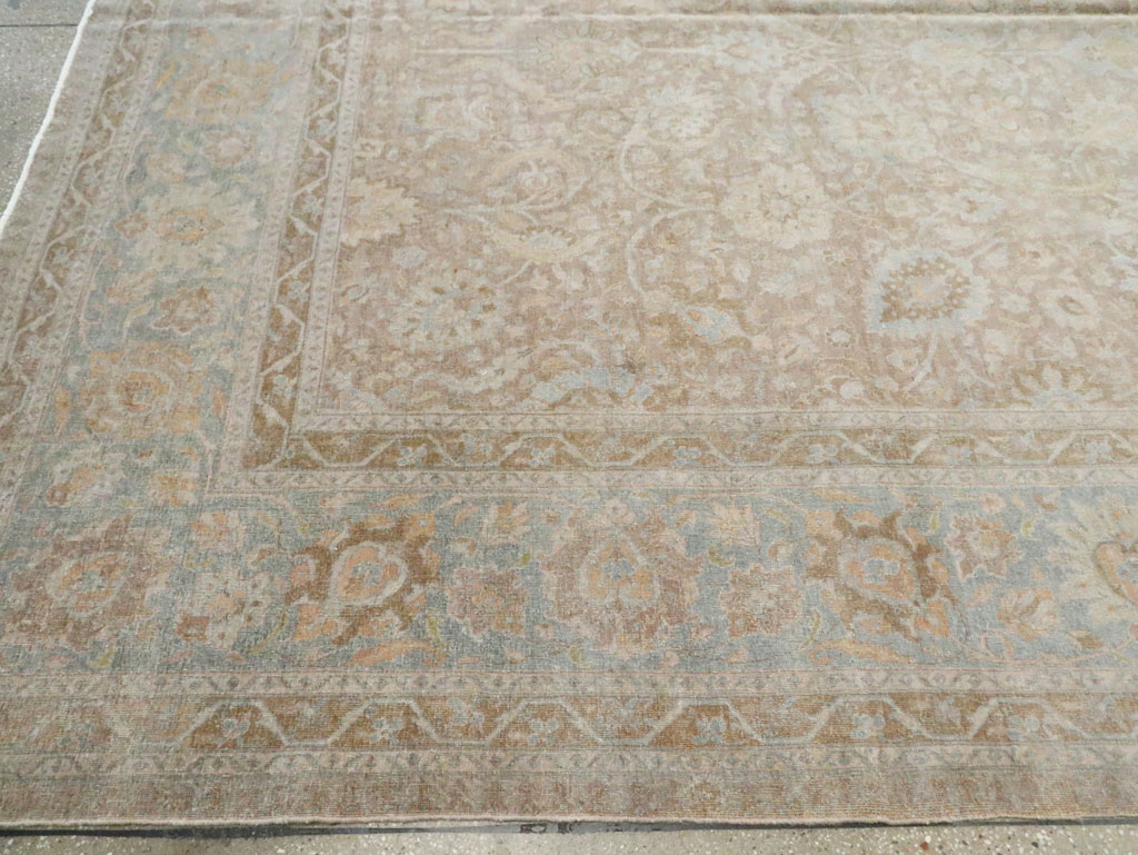 Antique Persian Tabriz Oversize Carpet, No.20010 - Gss