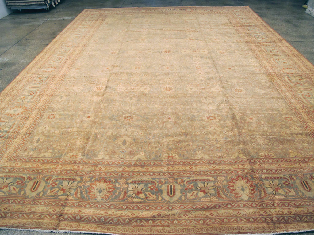 Antique Persian Tabriz Carpet, No.20012 - Gss