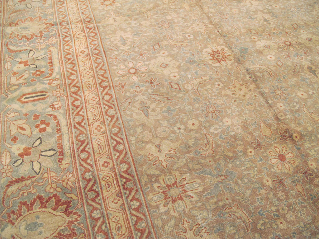 Antique Persian Tabriz Carpet, No.20012 - Gss