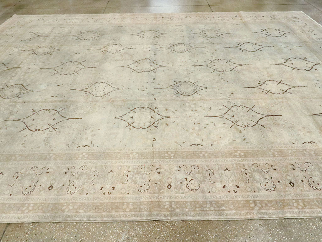 Antique Persian Tabriz Carpet, No.20014 - Gss