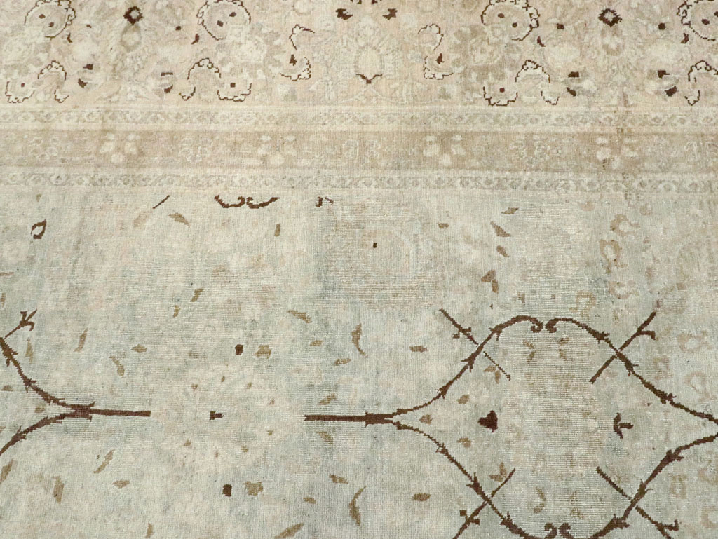 Antique Persian Tabriz Carpet, No.20014 - Gss