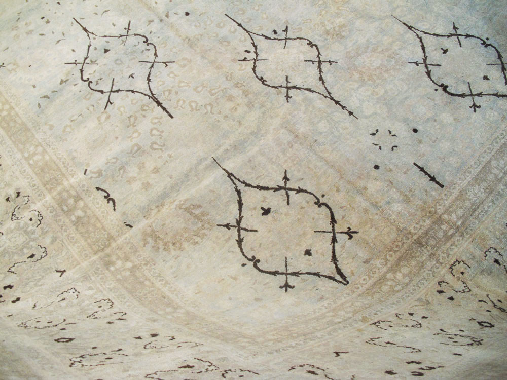 Antique Persian Tabriz Carpet, No.20014 - Gss