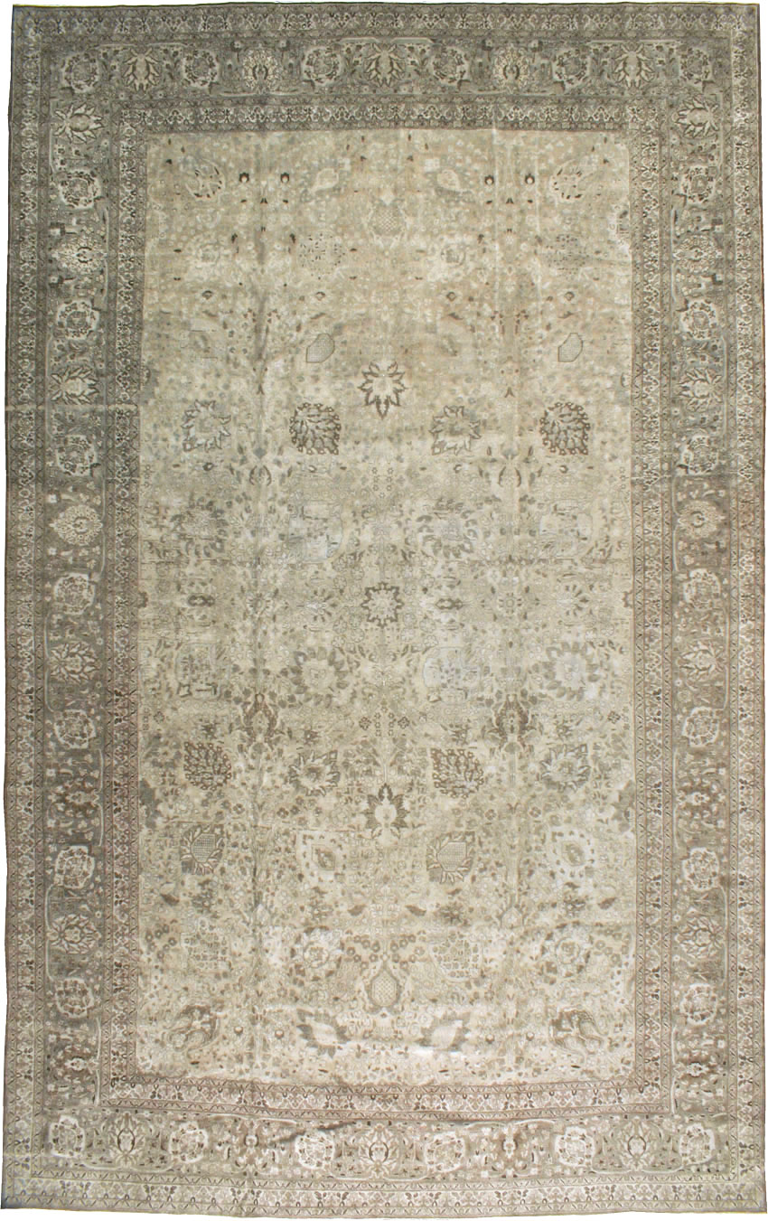 Antique Persian Tabriz Carpet, No.20018 - Gss