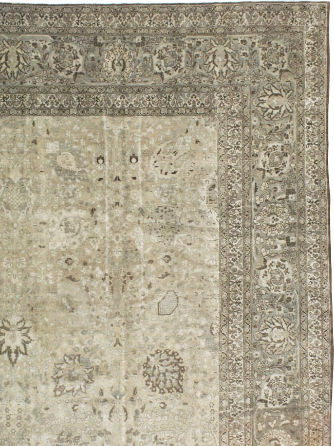 Antique Persian Tabriz Carpet, No.20018 - Gss