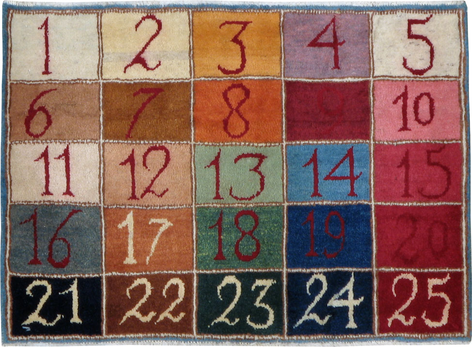 Vintage Persian Kashan Rug (Pair: 1 of 2), No.20019 - Gss