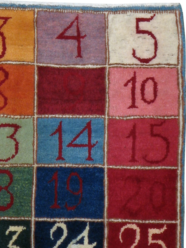 Vintage Persian Kashan Rug (Pair: 1 of 2), No.20019 - Gss